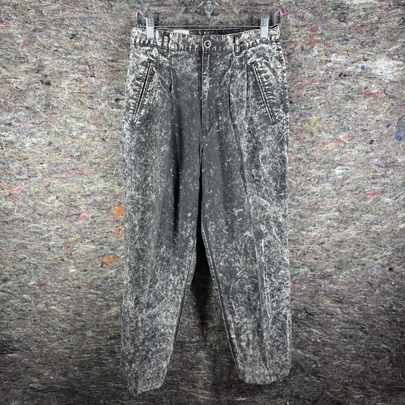 Vintage Generra Pants‎ Mens 28x28 Medium Acid Wash Pleated Tapered 90s - Picture 1 of 13